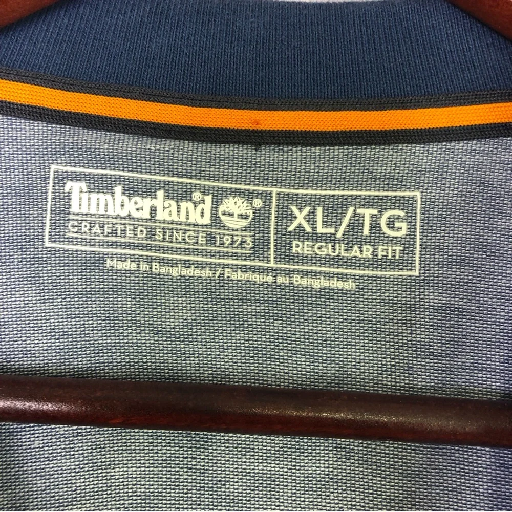 Timberland Polo Men’s Short Sleeve Regular Classic Workwear Formal Top Blue XL - Picture 2 of 10